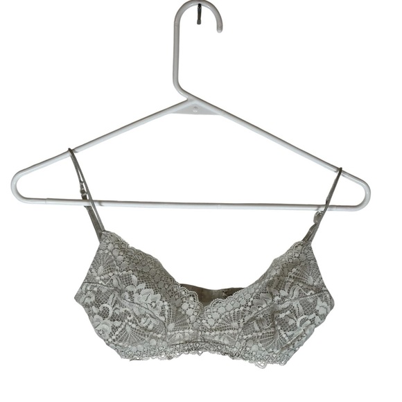 Free People Intimately Elegant Lace Bralette - Gray - Picture 1 of 6